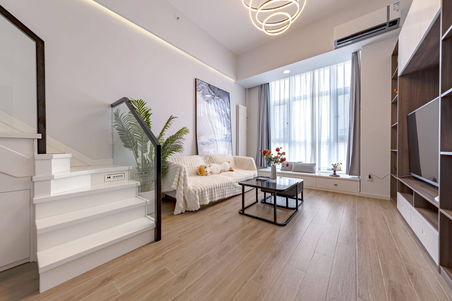 1-bedroom apartment in Chaoyang, Beijing — parking available | Loft in Chaoyang near Baiziwan — Photo 1