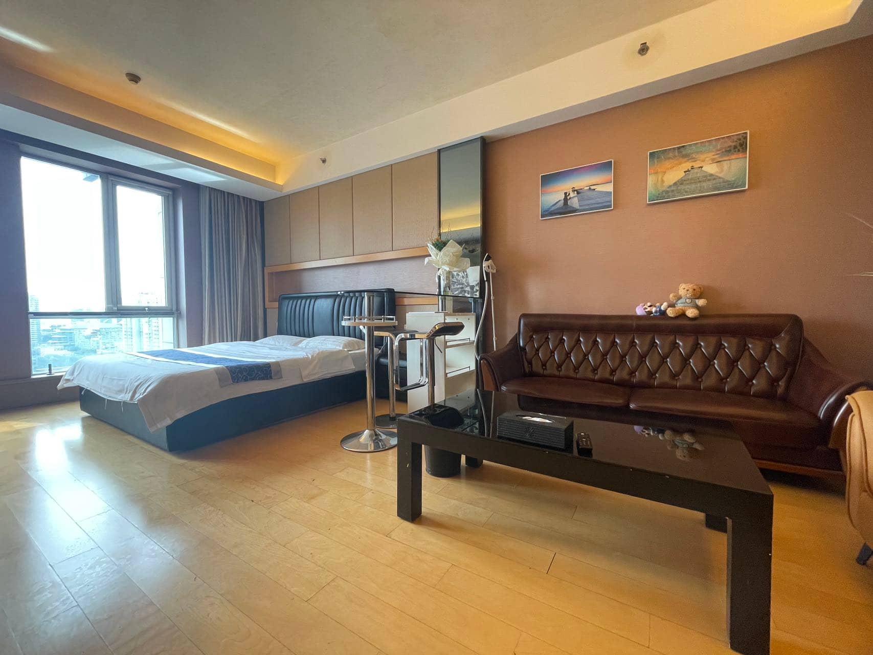 studio apartment in Chaoyang, Beijing — gym access | Studio in Chaoyang district near Sanlitun — Photo 1